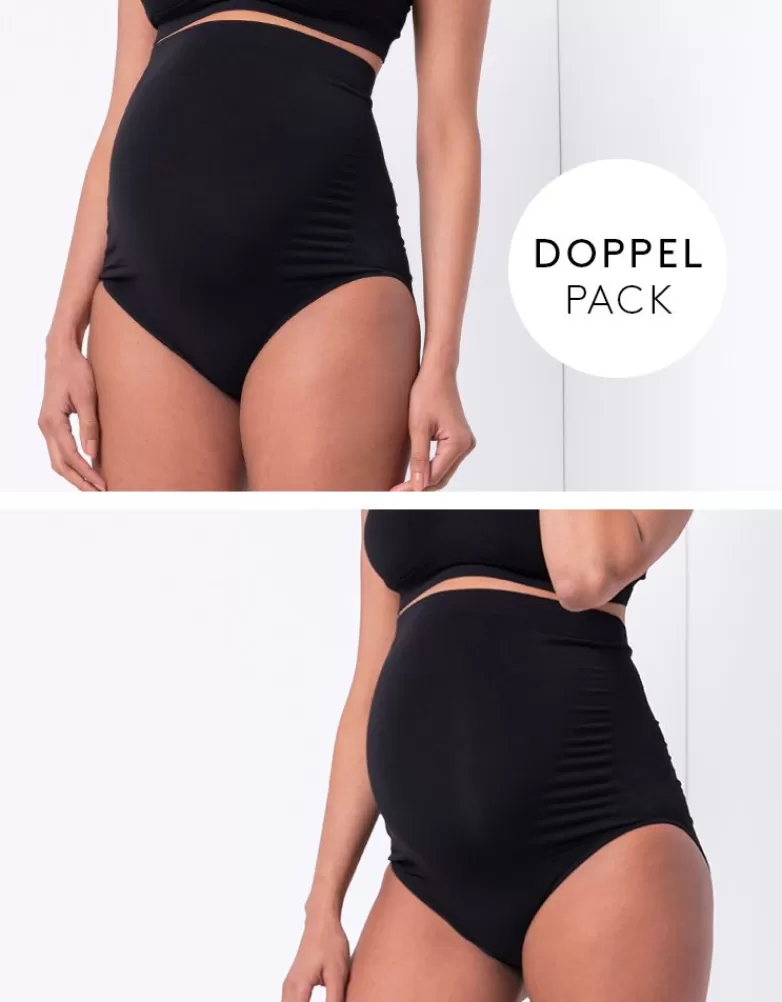 Seraphine Überbauch Umstandsslips Bambus – Doppelpack |