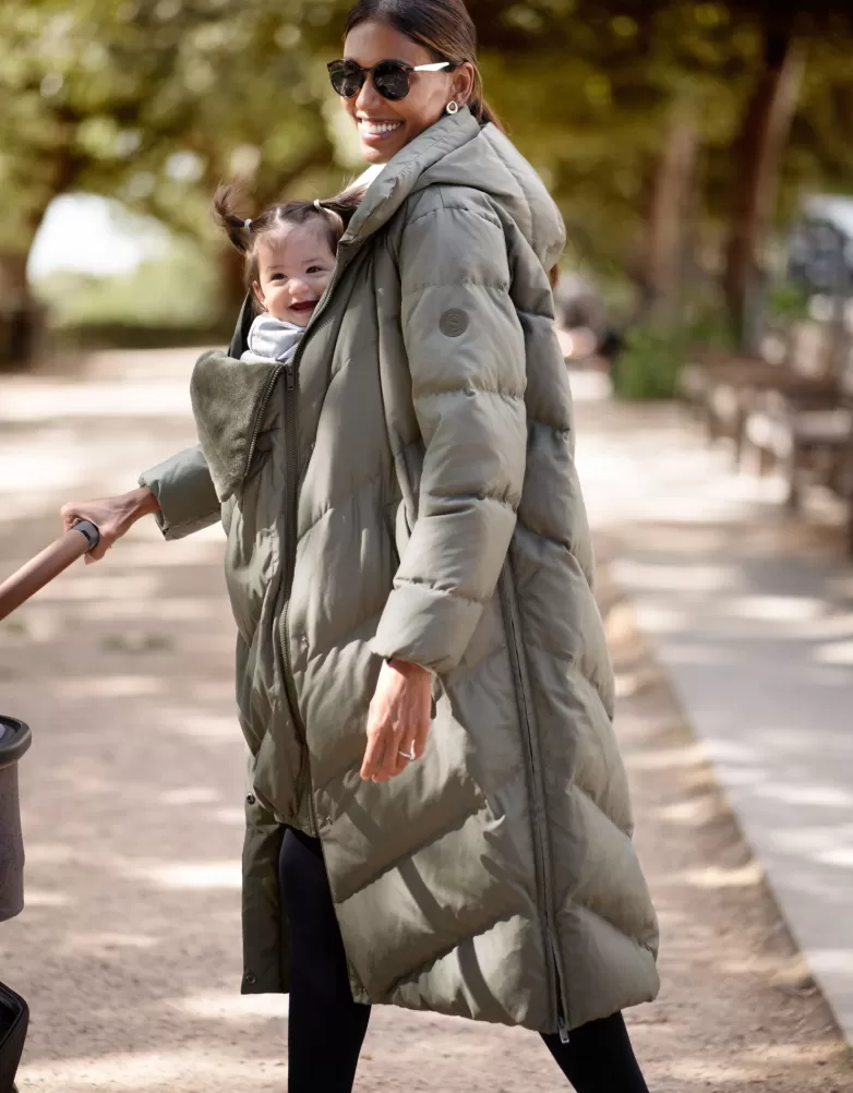 Seraphine Langer Daunenumstands- und Babytragemantel |