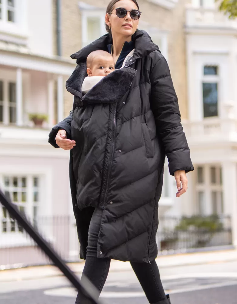 Seraphine Langer Daunenumstands- und Babytragemantel |