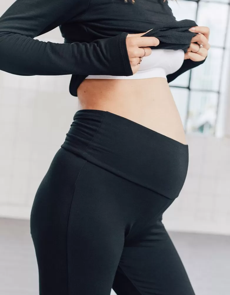 Seraphine Schwarze Thermo Umstandslegging |