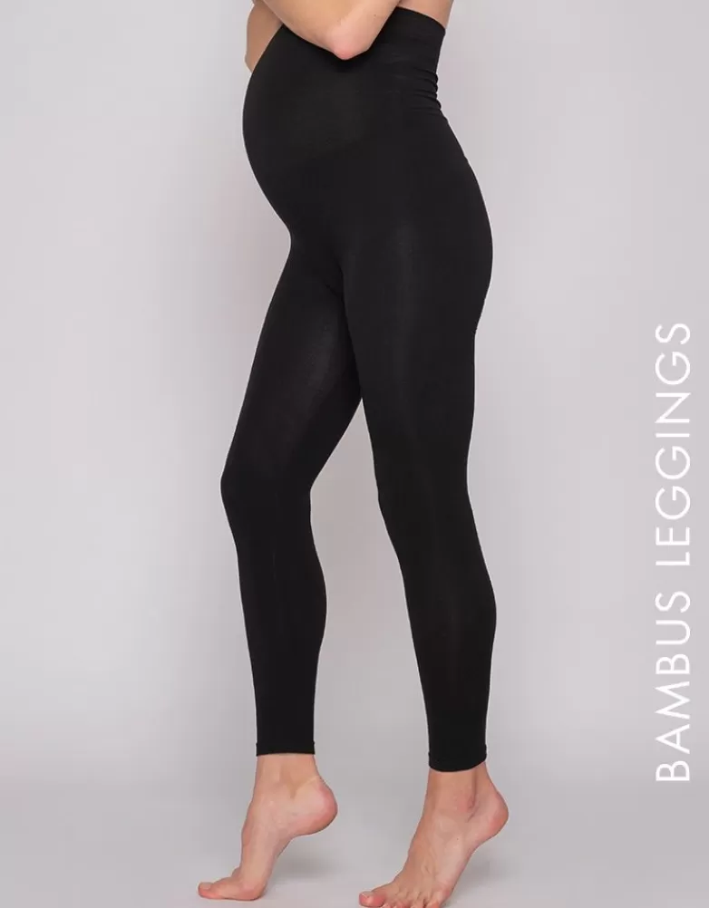 Seraphine Schwarze Umstandsleggings Aktiv - hoher Bund |