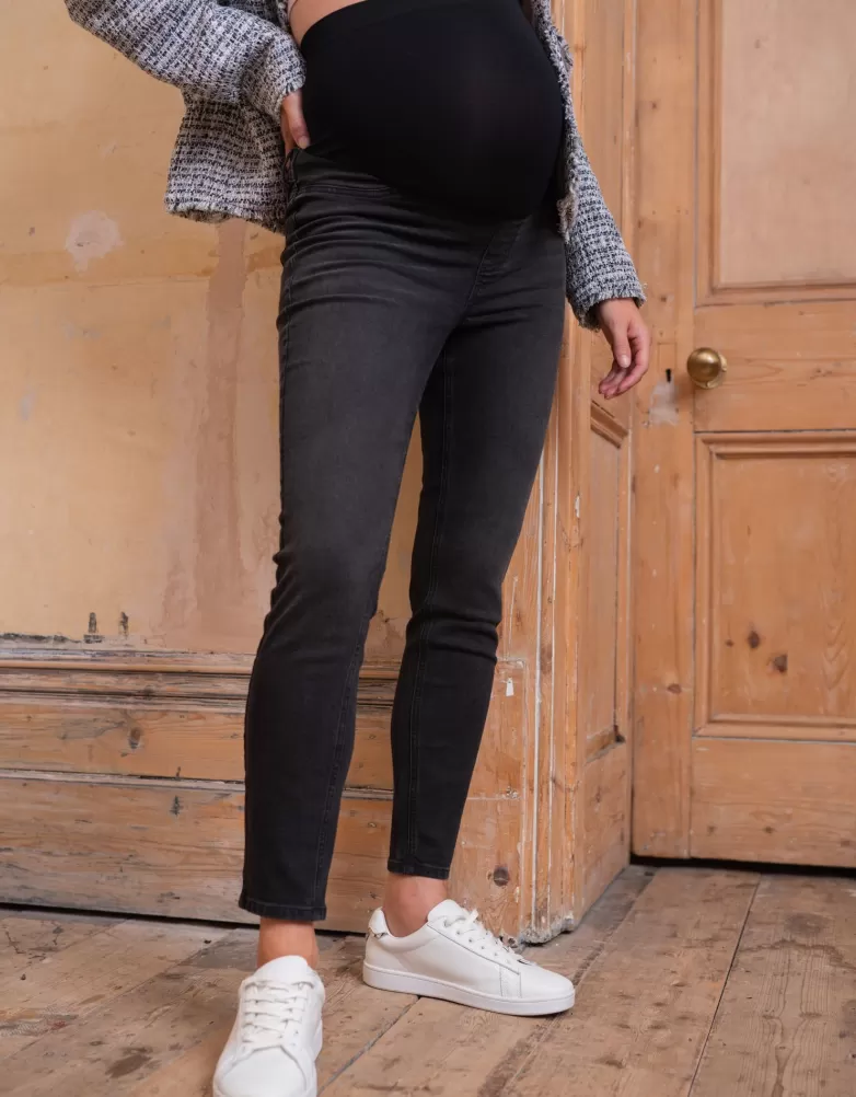 Seraphine Skinny Mutterschafts-Jeans Bio-Baumwolle Schwarz |