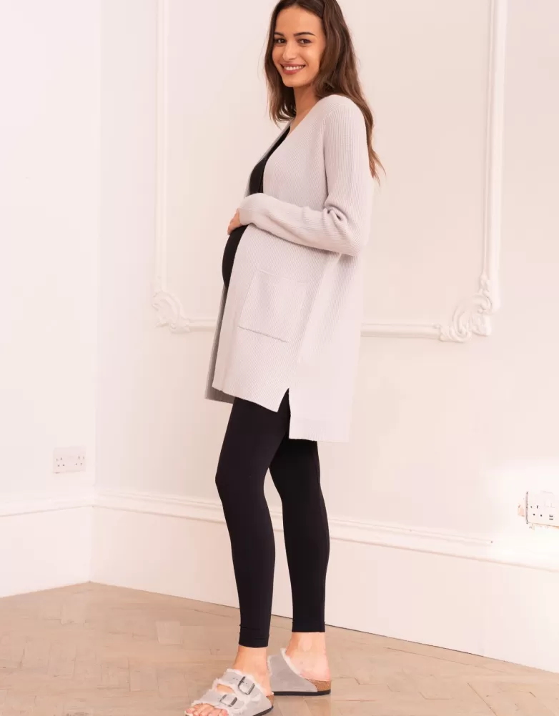 Seraphine Strickjacke aus Viskosemischung mit aufgesetzten Taschen |