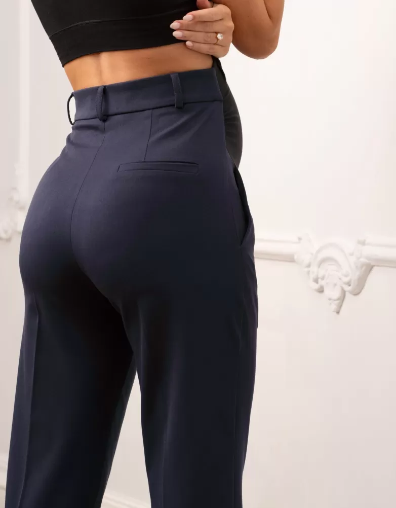Seraphine Umstandshose mit schmalem Bein, Marineblau |
