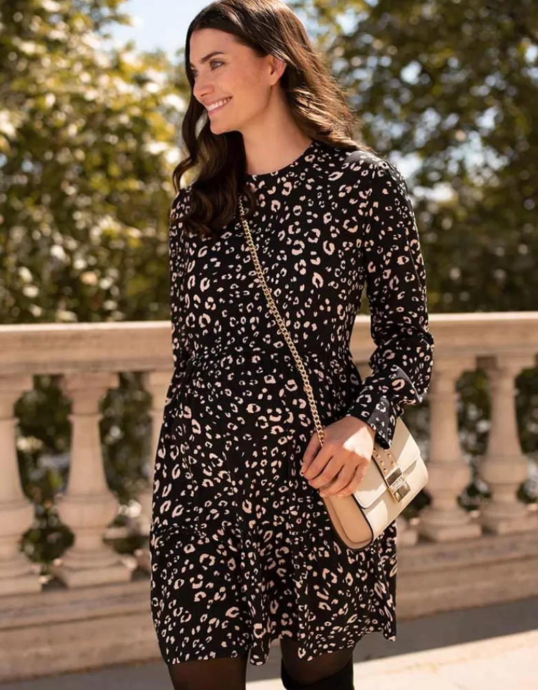 Seraphine Umstandskleid mit Animal Print |