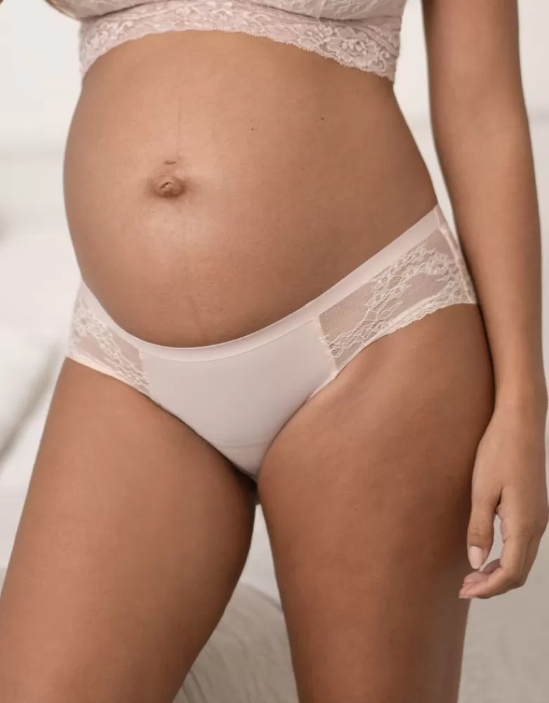 Seraphine Umstandsslip Spitze Rosé |