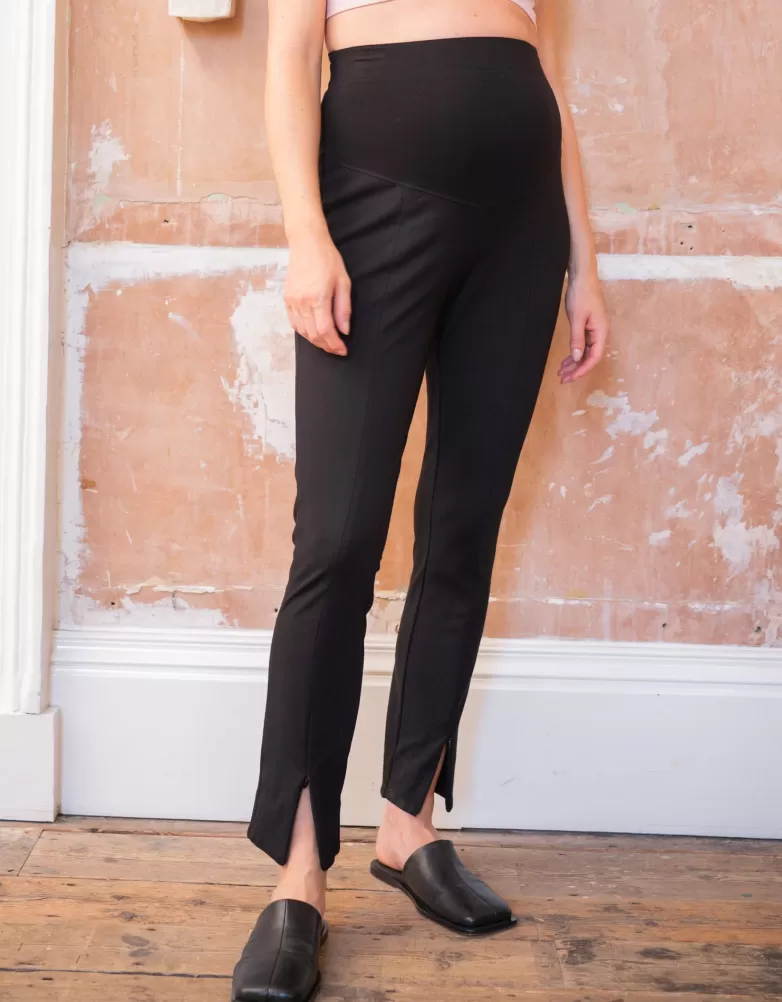 Seraphine Zigarettenhose für Schwangere, Schwarz |